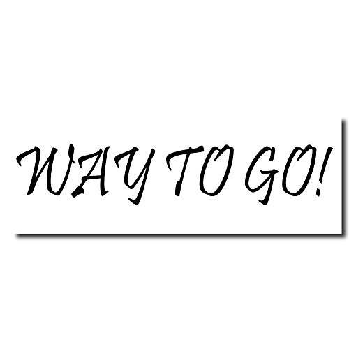 Tampon Large Way To Go avec empreinte nette grand format en bois