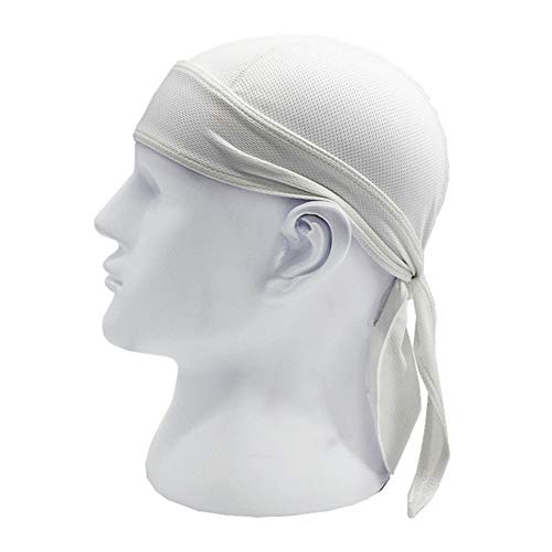 Thboxes Outdoor Cycling Hat Ultimate High Performance Cap Quick Dry Sports Headband Moisture Absorption Sunscreen Headgear White One Size