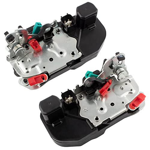 Image of BOXI 2Pcs Rear Left & Right Side Door Latch & Lock Actuator Assembly Fit for Dodge Ram 1500 2500 3500 4500 5500 2003 2004 2005 2006 2007 2008 2009 2010 | Replace 931-644 931-645 55276795AB 55276795AC