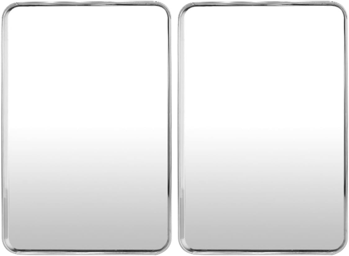 2 Pcs Towel Tray Storage Plate Stainless Steel Multi Purpose for Home