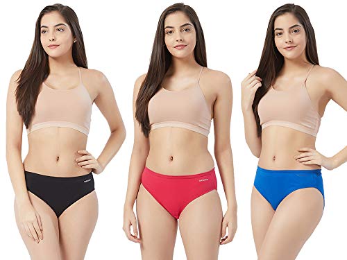 Image of Fruit of the Loom Women's Bikini(Colors and Prints May Vary) (Pack of 3)