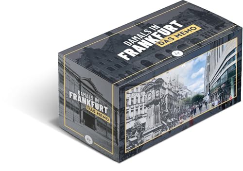 Societäts-Verlag Damals in Frankfurt - Das Memo | Memospiel vom erfolgreichen Instagrammer @damalsinfrankfurt | Gesellschaftsspiel mit Bonusmaterial: Exklusive Videos zur Geschichte Frankfurts