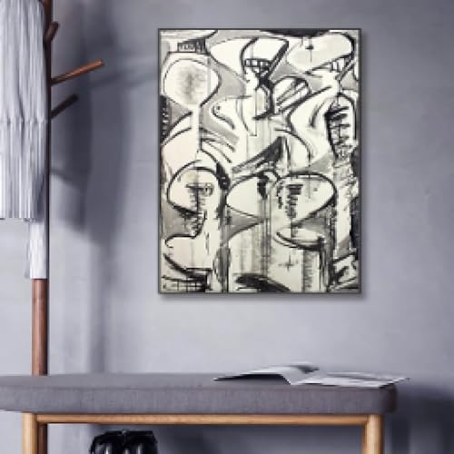 Salon et chambre : peinture à motif abstrait pour habiller vos murs