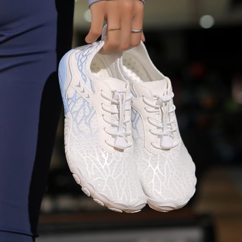 Image of Hike Barefoot Shoes Womens Men,Unisex Barefoot Water Shoes Breathable, Anti-Slip Hiking Footwear for Athletic Wide Toe Shoe Footwear for Hiking, Walking, Running, Yoga, and Water Sports