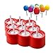 Popsicle Moldes Silicona Moldes de Paletas Mini de Ice Pop sin BPA Stick Helados lolly Maker Juego de Herramientas, Herramientas de Perfecto Para Fiestas