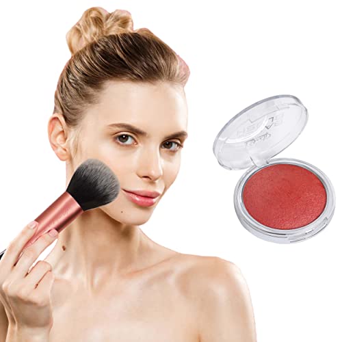 Image of Glam21 Baked Blusher | Highly Pigmented, Long Lasting | Illuminating Glow Finish | Smooth & Blendable Texture |Stays up to 8 hours | For All Skin Types | 6gm | Shade-10