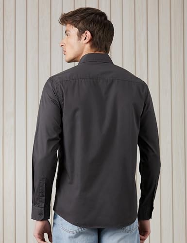 Image of Amazon Brand - Symbol Men Cotton Casual Shirt | Twill | Full Sleeve | Regular Fit (Available in Plus Sizes)