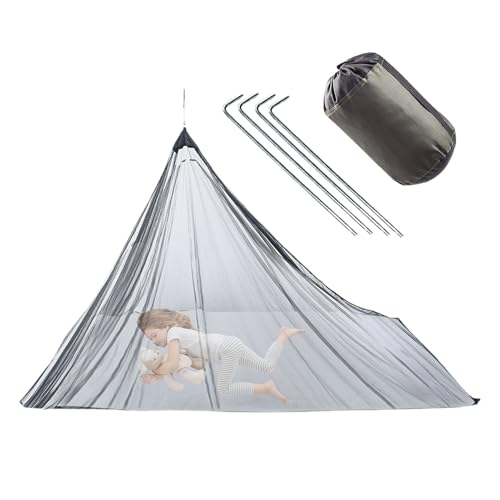 Tenda a rete, tenda antimosche, rete anti insetti, campeggio portatile, ultraleggera, installazione rapida, senza montaggio, per letto, dormitorio, studente, escursionismo, 220 x 120 x 100 cm, inclusa