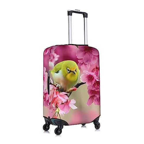 Housse de valise Dehiwi de qualité supérieure blanche avec motif oiseau chic - 3