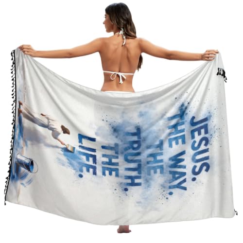 Falda de traje de baño para niños Christian Faith blanco moderno