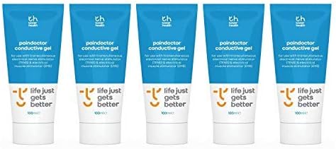 5X Conductive Gel for use with Pain Doctor and TENS Machines - 100ml Tube.