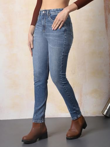 Image of High Star Women Skinny Fit Jeans Blue