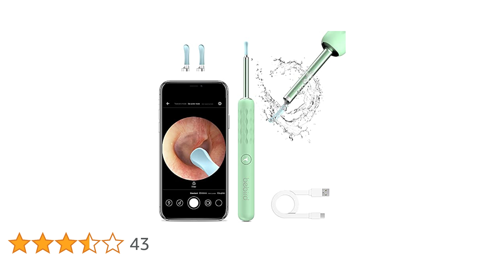 Amazon.co.jp: 耳かき カメラ BEBIRD アップグレード耳スプーン