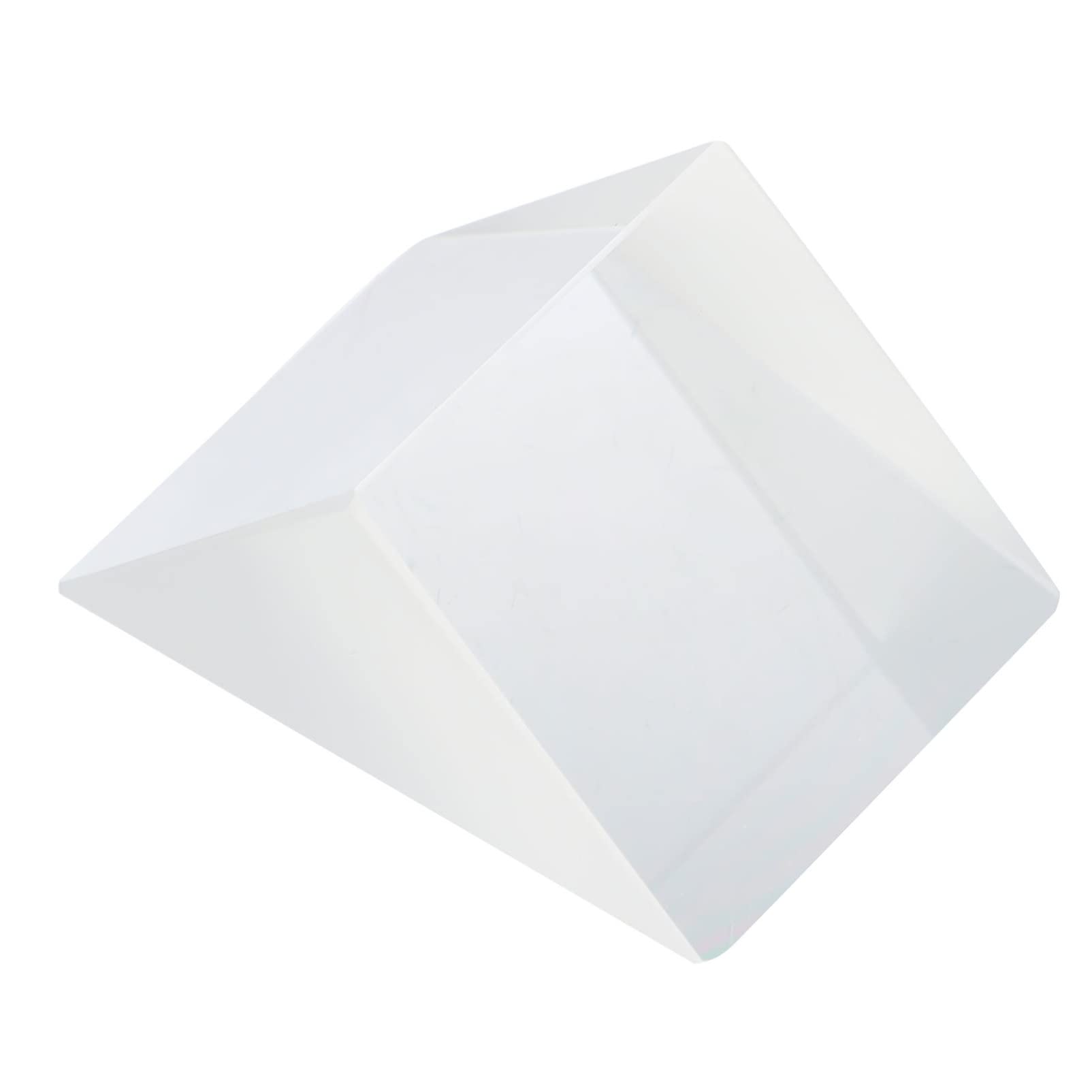 PRETYZOOM 1Pc Optical Glass Triangular Prism Refraction for Physics Experiments Optical Experiment Equipment