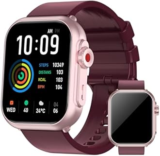 Smart Watch, 1.85" HD Smartwatches for Men Women, 1000 mAh Battery High Capacity, 110+ Sport Modes with Fitness Tracker Watch, IP68 Waterproof, Heart Rate/Sleep Monitor, Fitness Watch for Android/iOS