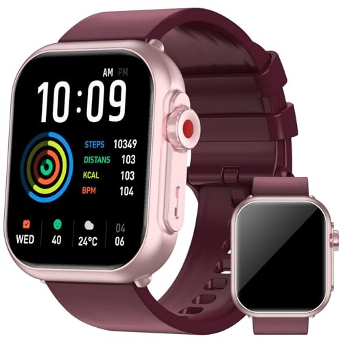 Smart Watch for Men Women, 1000mAh Battery 100-Day Standby Time, 1.85