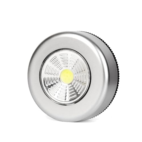 LNJBABAO COB Touch - Luces LED de batería COB Touch Lámpara LED LED a pilas Luz nocturna inalámbrica para armarios, mostradores o cuartos de servicio