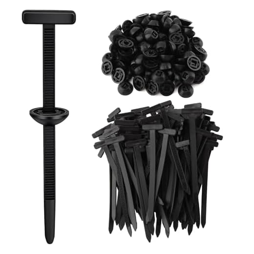100 Pcs Nylon Cable Tie Buckle (New upgrade) Self-Locking Multifunctional Nylon Zip Ties With Pin & Button Design Cable Ties Tool Fasteners Car Body-UV Resistant Zipties for Various Environment (100)