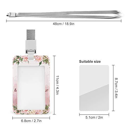 Religious Christian Id Badge Holder Lanyards For Id Badges Slide Cover Abs Waterproof Clear Neck Lanyard For School Office Men Women #TOP1