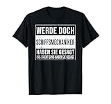 Motorenwärter Geburtstag lustiges Schiffsmechaniker T-Shirt