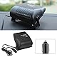 Ejoyous Auto Heizung, Auto Heizlüfter 12V Defroster Windschutzscheibe Elektrische Heizung Standheizung 2 in 1 Car Heater USB Scheibenabtauung 180-Grad-Rotation Geräuscharm für LKWs 150W