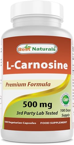Best Naturals L-Carnosine 500 mg 100 Vcaps