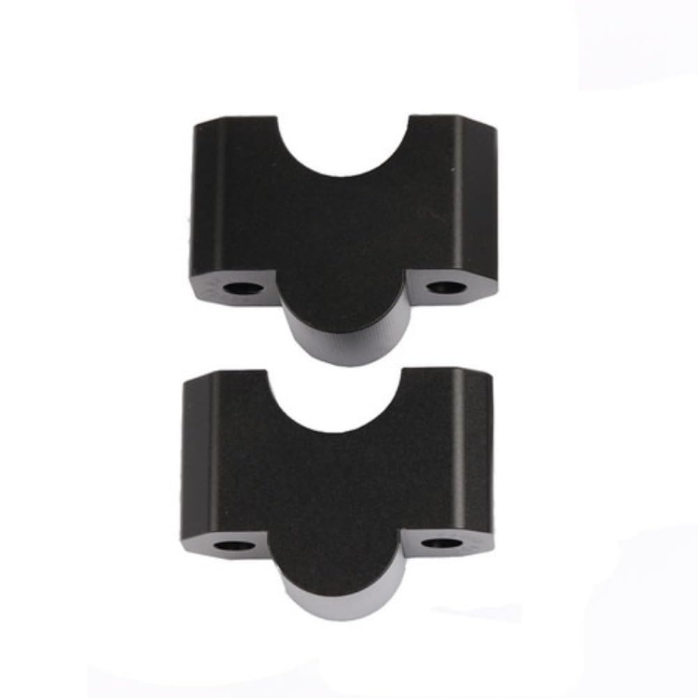 Abrazadera elevadora manillar TRK 702X adaptador de aluminio negro para ruta larga 8