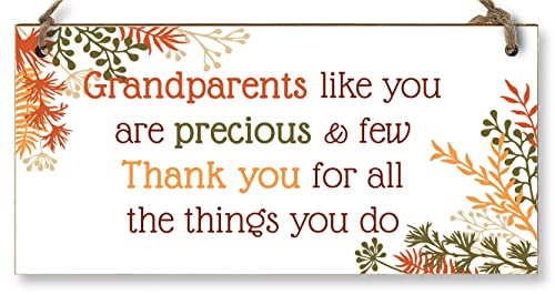 The Plum Penguin Handmade Wooden Hanging Wall Plaque Grandparents Like You Precious Few Thank You Decorative Gift Grandparents