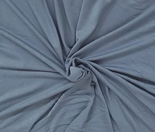 Koshtex Indigo Bamboo Rayon Spandex Fabric Jersey Knit by The ...