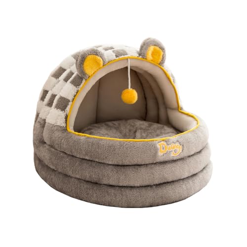 ペットハウス ドーム型 ペットベッド 冬用 猫 ハウス 滑り止め 洗える かわいい 快適 暖かい おしゃれ ふわふわ 中小型犬 寝床 室内 休憩所 防寒対策 犬猫通用 小動物用 ペット用品