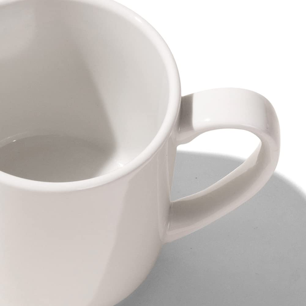 Made In Cookware - Set of 4 - Coffee Mug Set - 12 oz - White - Porcelain - Crafted in England - Dishwasher and Microwave Safe