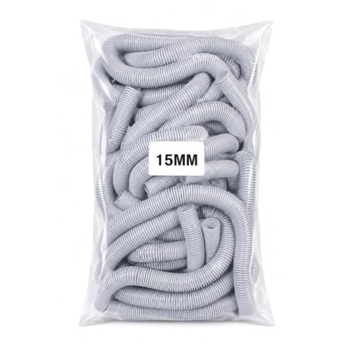 Image of Spiral Binding White Heavy Quality Plastic Spiral Ring /Coil /Loop Manual Ring Binder (15mm)