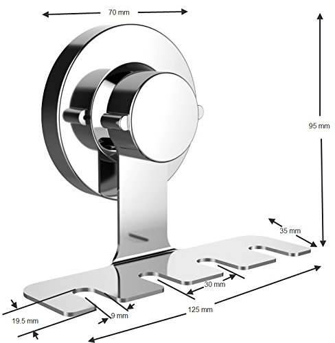 Simplelife Suction Cup, Mirror, Tile, Wall Mounted, Toothbrush Holder For Bathroom, Does Not Fall Bathroom Organizer #TOP6