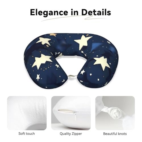 Almohada de Viaje de Espuma Viscoelástica Negra miniatura 4