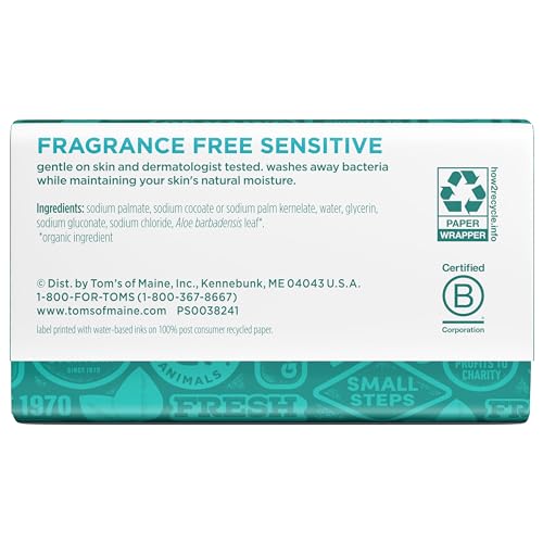 Tom'S Of Maine US04259A Natural Beauty Bar Soap For Sensitive Skin thumb #5