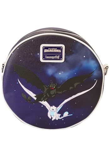 Loungefly Dreamworks How To Train Your Dragon Furies Crossbody Bag Blue, Blue, One Size4