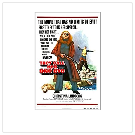 Posters Thriller A Cruel Picture aka They Call Her One Eye Filmaffischer och tryck konst duk målning bilder vardagsrum heminredning-50x70cm Ingen ram