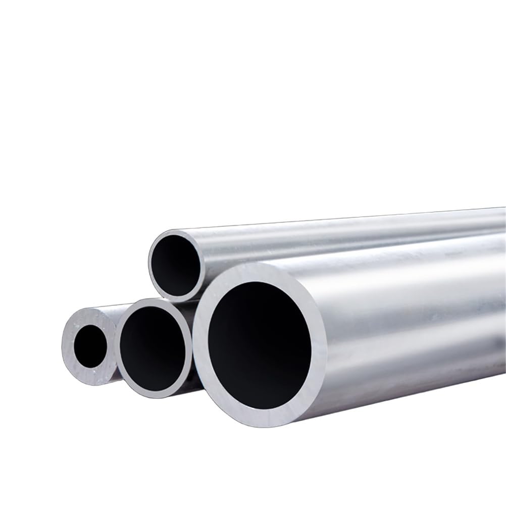 Aluminiumrohr 2 STK Rund Hohl Für Technik Modellbau Möbel DIY Heimprojekte Und Handwerksnutzung,100x2mm