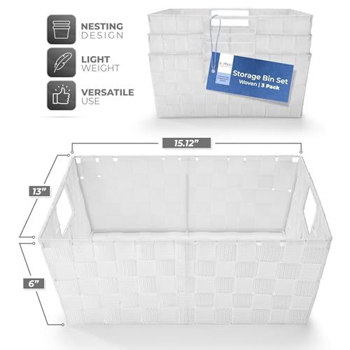 Sorbus-Set-of-3-Large-Woven-Storage-Baskets--Mesh-Hand-Woven-Baskets-for-Organizing-Fabric-Storage-Bins-for-Linen-Closet-Organizer-Storage-Baskets-for-Shelves-and-Home-Organization-White