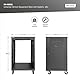 DIGITUS Universal 19-Zoll Equipment Rack - 16HE - unmontiert - Audio-Video-Zubehör - Audio-Rack - Traglast 136 kg - mit Rollen - schwarz
