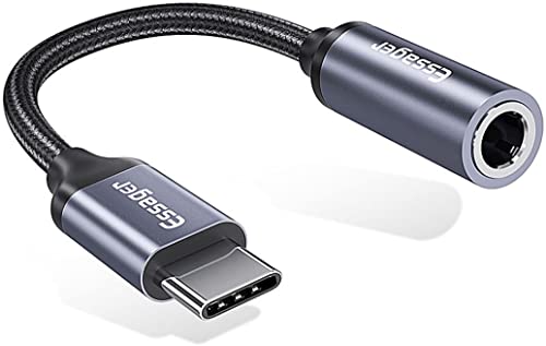 Adaptador Tipo C Macho Para P2 3,5mm Fêmea Reforçado Essager