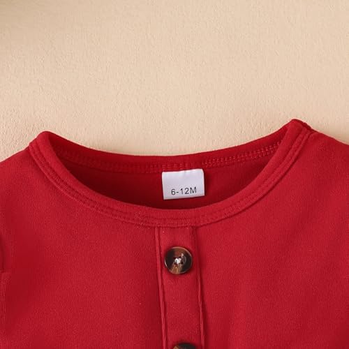 Baby Toddler Girl Dress Outfit Fall Winter Clothes Crew Neck Corduroy Long Sleeve Dresses with Bow Headband4