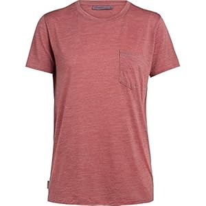 Icebreaker Women’s Nature Dye Drayden T-Shirt, rood, XS