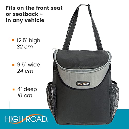 High Road Snackstash Car Seat Back Organizer And Insulated Cooler Bag With Storage Pocket And Bottle Holders #TOP4