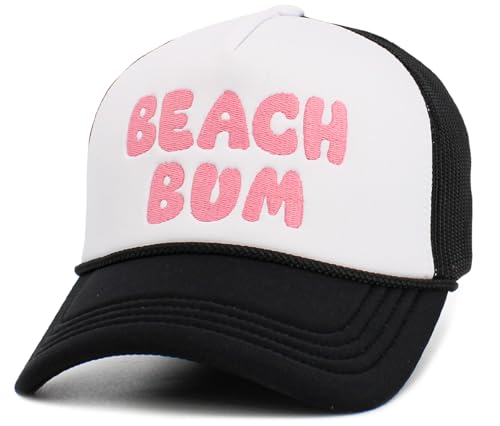 Image of Vacation Beach Camping Womens Baseball Cap Distressed Vintage Unconstructed Embroidered Patch Hat