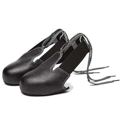 Tuwyii Cubrezapatos de Seguridad, Protector Calzado Industrial, Protectores Cuero PU para Zapatos, Protector de Puntera Acero, Fundas Universales para Zapatos,para El Lugar De Trabajo De La Industria | Ya disponible en tu tienda friki favorita! En mundofriki.es!
