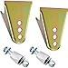 Rear Coilover Shock Mount 2 Brackets and 2 Bolts Kit, Plain