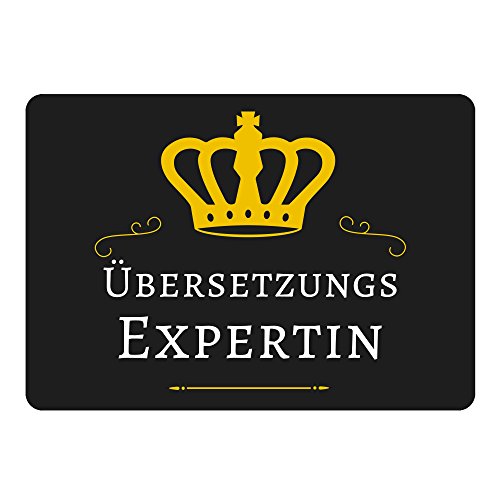 Preisvergleich Produktbild Multifanshop Mousepad Übersetzungs Expertin schwarz