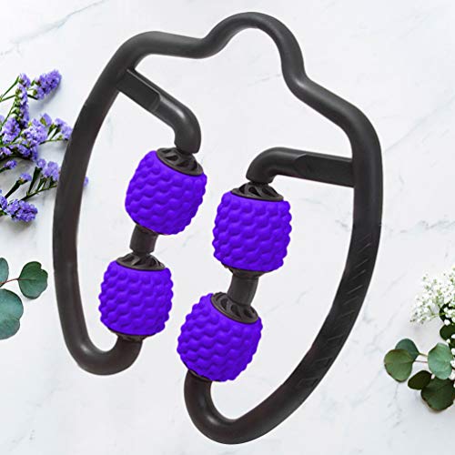 Massageador de rolo de espuma Besportble, haste de espuma, relaxador muscular, ponto gatilho, pantur