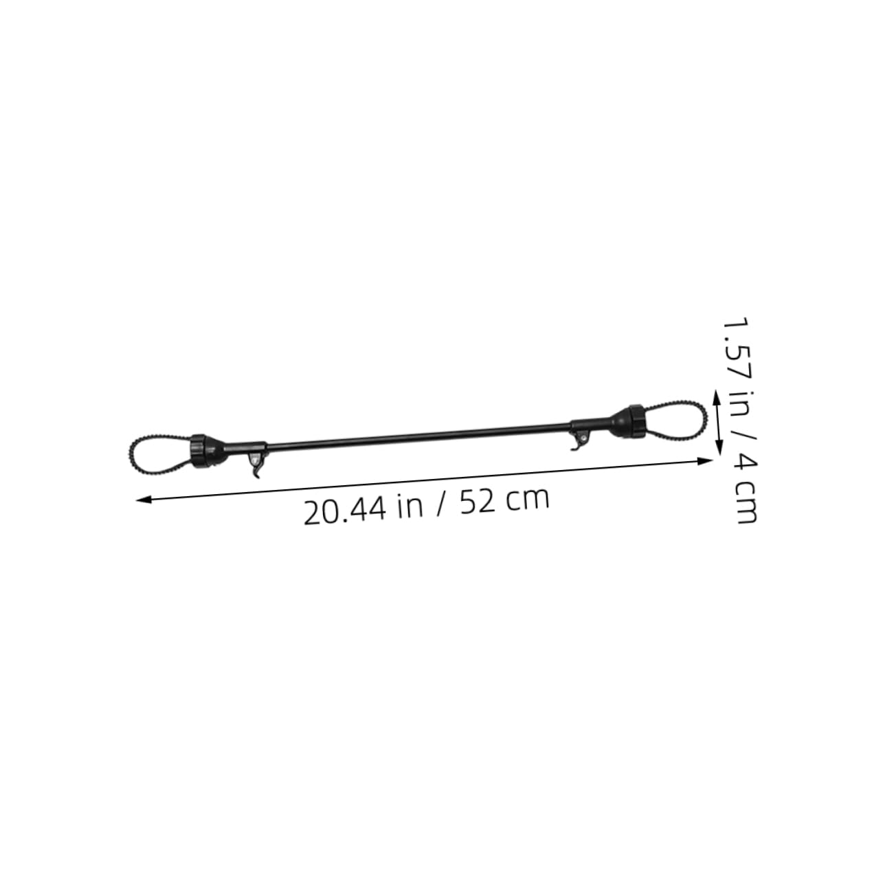 Conector para Cochecito de Gemelo Negro, Ajustable y Plegable, 2 Piezas